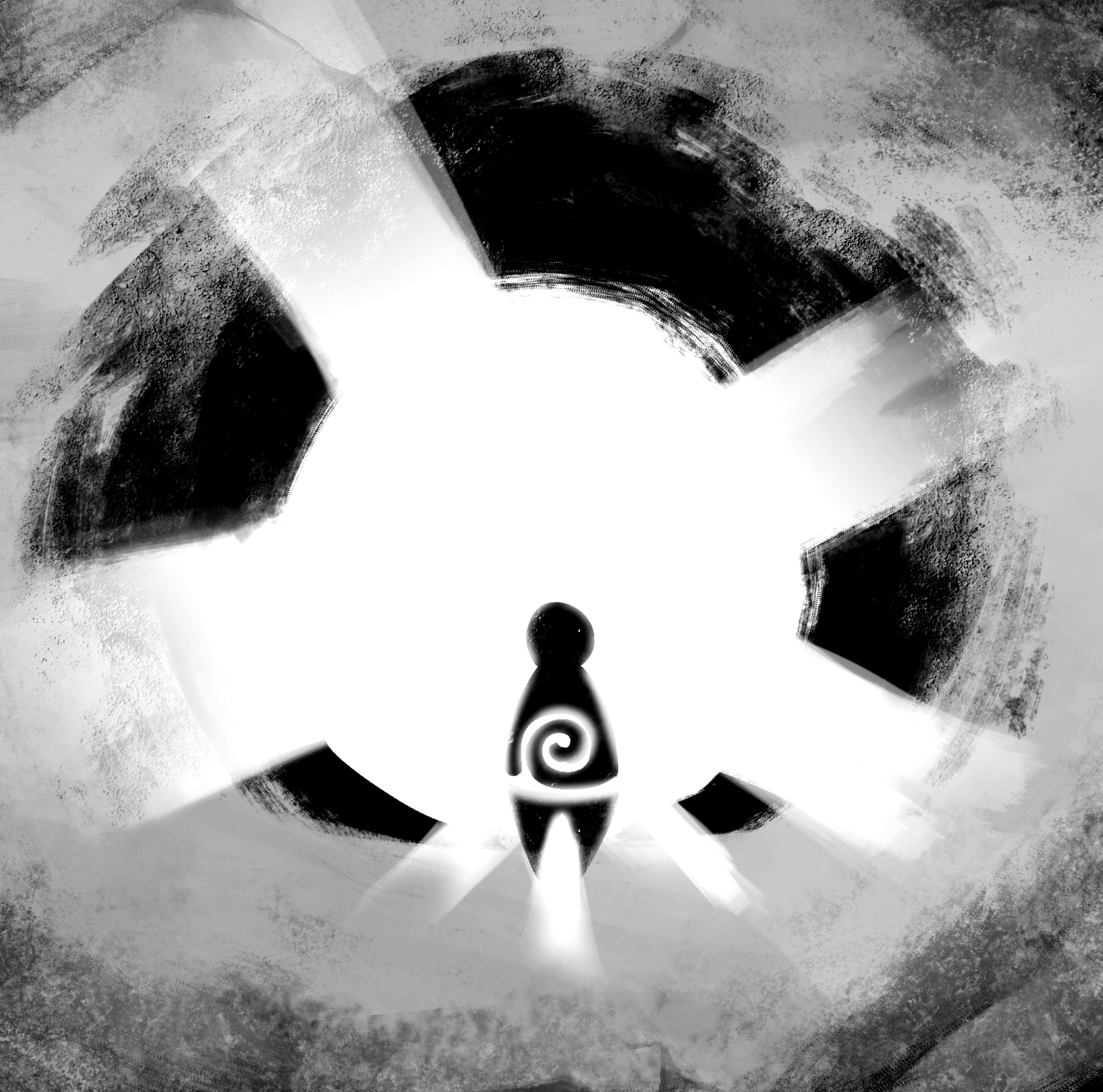 The original monochrome artwork associated with the rule.